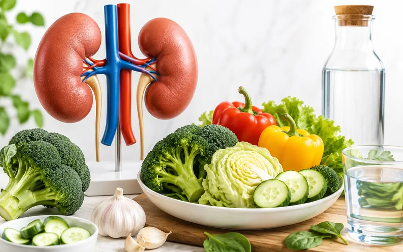 Chế độ ăn lành mạnh giúp giảm áp lực cho thận, hỗ trợ kiểm soát huyết áp và bảo vệ sức khỏe tổng thể.
